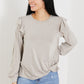 CY Fashion Addicted to You Ruffle Shoulder Top -