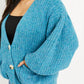 Davi & Dani Just a Fling Full Size Button Down Cardigan -