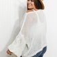 Sweet Generis Second Chances Cable-Knit Openwork Sweater -
