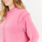 Andree by Unit Live Simply Full Size Shoulder Detail Knit Hoodie -
