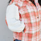 Davi & Dani Somewhere in Seattle Plaid Teddy Sleeve Shacket -