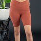 Rae Mode Get Set Crisscross Biker Shorts -