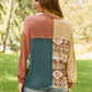 Sugarfox Hit the Slopes Full Size Patchwork Top -