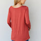 Rae Mode Over the Moon Full Size V-Neck Long-Sleeve Top -