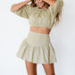 HFVE Here and Now Crop Top and Mini Skirt Set -