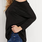 Acting Pro City Loft Full Size Three-Quarter Sleeve Tunic Top -