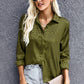 Leopard Slit High-Low Shirt -