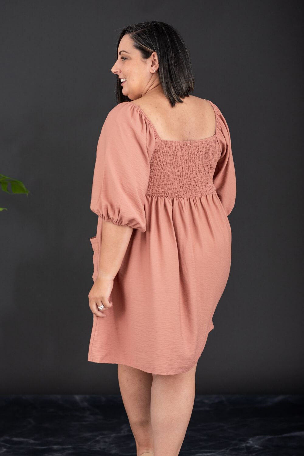 GeeGee I Promise Puff Sleeve Dress -