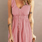 Sleeveless Button Down Mini Dress -