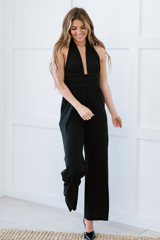 Dress Day Almost There Halter Neck Jumpsuit -