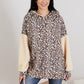 Jade By Jane Wild Side Leopard Hoodie with Teddy Sleeves -