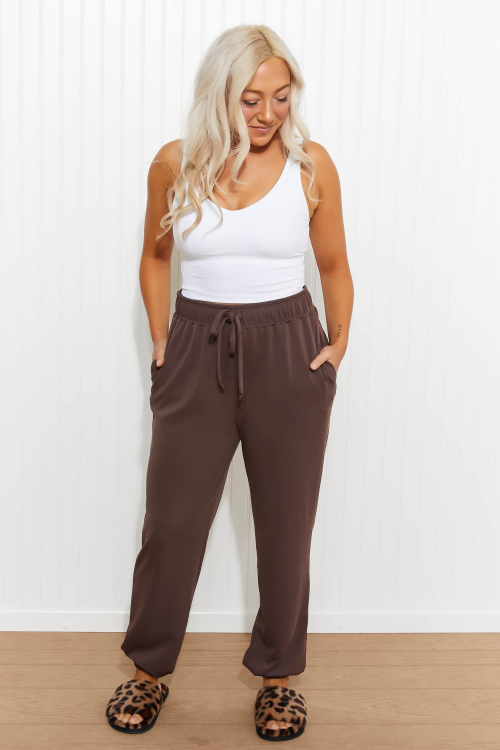 White Birch Cozier Days Joggers -