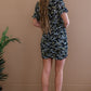 GeeGee Classy and Chic Floral Ruched Dress -
