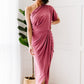 Dress Day With the Wildflowers One-Shoulder Dress -
