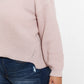 Heimish Losing Track Hem Detail Rib-Knit Sweater -