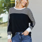 Sew In Love Full Size Striped Dolman Sleeve Knit Top -