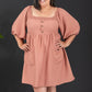 GeeGee I Promise Puff Sleeve Dress -