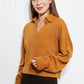 HYFVE Back to School Collared Long Sleeve Sweater -