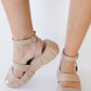 WeeBoo Best Foot Forward Platform Sandals -