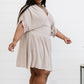 Davi & Dani Stay a Little Longer Pleated Mini Dress -