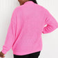 Davi & Dani Camera Ready Full Size Mock Neck Sweater -