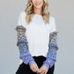 Heimish Full Size Animal Print Ruffle Trim Top -