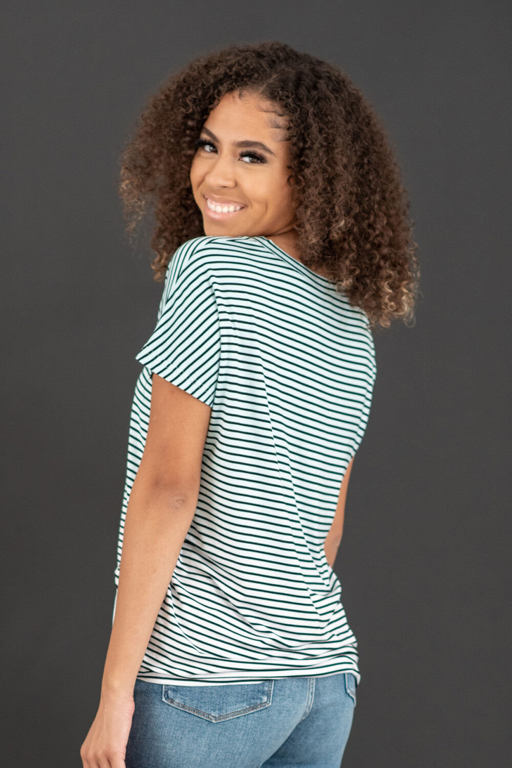 Sew In Love Running Free Striped Tee -