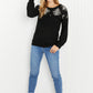 Acting Pro Finding Fall Full Size Geometric Yoke Long Sleeve Top -