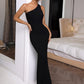 Cutout One-Shoulder Maxi Dress -
