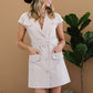 HYFVE Saturday in Sydney Mini Shirt Dress in Khaki -