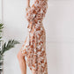 Dress Day Vintage Vineyard Botanical Print High-Low Dress -