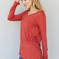 Rae Mode Over the Moon Full Size V-Neck Long-Sleeve Top -