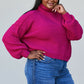Zenana First Snow Ribbed Turtleneck Sweater -