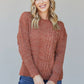 Sew In Love Full Size Mixed Knit Dropped Shoulder Sweater -