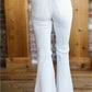 SneakPeek Genevieve High Rise Distressed Bell Bottom Jeans -