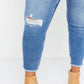Judy Blue Cora Howdy Embroidery Boyfriend Jeans -