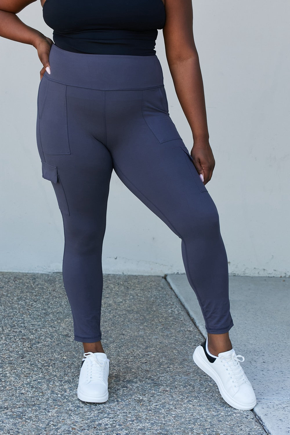 Rae Mode Full Size Cargo Leggings -