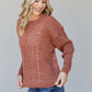 Sew In Love Full Size Mixed Knit Dropped Shoulder Sweater -
