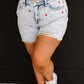 Judy Blue Cherry On Top Cutoff Shorts -