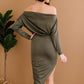Dress Day New York Chic Ruched Bodycon Dress -