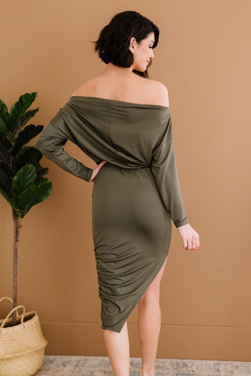 Dress Day New York Chic Ruched Bodycon Dress -