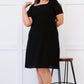 P & Rose Full Size Majestically Yours Eyelet Square Neck Dress -