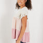 Hailey & Co Weekend Special Color Block Tiered Babydoll Top -