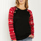 Heimish Winter Wonderland Full Size Christmas Baseball Sleeve Top -