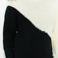 CY Fashion Half-and-Half Color Block Sweater -