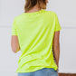 White Birch Make it Last Mixed Print Color Block Tee -