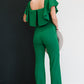 Dress Day Greenhouse Goddess Ruffled Jumpsuit -