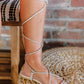 KAYLEEN Darling Diva Strappy Rhinestone Sandals -