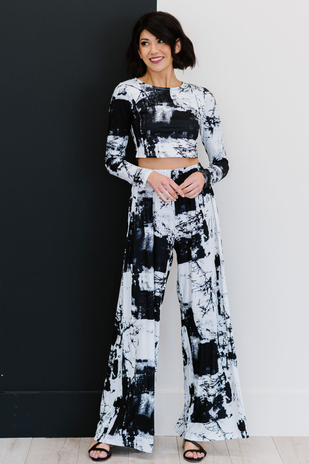 Dress Day Read All About It Abstract Print Set -