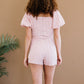 HYFVE Never Grow Up Puff Sleeve Romper -